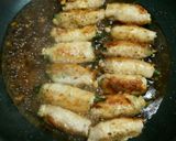 えのきと春菊の甘辛肉巻き作り方5写真
