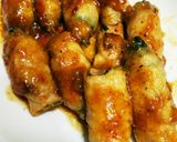 えのきと春菊の甘辛肉巻き作り方6写真