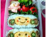 キャラ弁☆ぐでたま目玉焼きおにぎらず①★作り方15写真