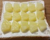 朝から幸せ♡甘～いハニーパイントースト作り方2写真