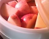 イカゲソとポテトのカレー粉炒め作り方1写真
