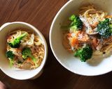 幼児とランチ☆お鍋一つでクリームパスタ作り方9写真