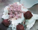 味噌ツナ飯のお茶漬け～コンビニおでん出汁作り方1写真