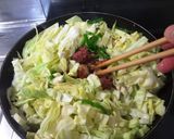 キャベツとコンビーフのバター炒め作り方3写真