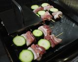 豚バラ肉とズッキーニの串焼き作り方3写真