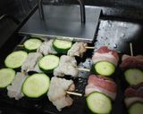 豚バラ肉とズッキーニの串焼き作り方4写真