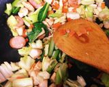 カサ増し糸こんにゃくチャーハン（＾∇＾）作り方3写真