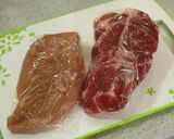 鶏むね肉と豚ロースの冷凍チャーシュー作り方2写真