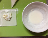 かまぼことチーズと玉ねぎの揚げワンタン作り方3写真