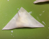 かまぼことチーズと玉ねぎの揚げワンタン作り方4写真
