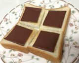 スライス生チョコでイチゴチョコトースト作り方2写真