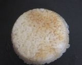 チーズ月見ライスバーガー作り方4写真