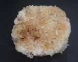 チーズ月見ライスバーガー作り方5写真