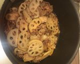 ★常備菜★豚肉とレンコンの甘辛炒め作り方4写真