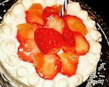 祝１歳☆ヨーグルトとパンのショートケーキ作り方10写真