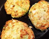簡単☆山芋とツナの洋風モチモチ焼き作り方4写真