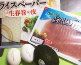■アボカドと温泉卵の生春巻き■作り方1写真