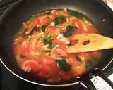 旦那の好物！！トマトベーコンスープパスタ作り方6写真