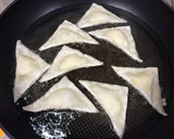 かまぼことチーズと玉ねぎの揚げワンタン作り方5写真