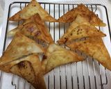 かまぼことチーズと玉ねぎの揚げワンタン作り方7写真