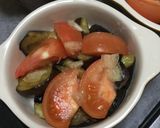 簡単！ナスとトマトのミートソース焼き♪作り方5写真
