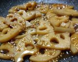 定番！レンコンのきんぴら作り方6写真