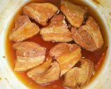 大根と豚の角煮(ちょっとピリ辛)作り方14写真