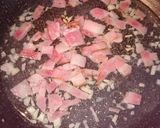 小松菜とベーコンのペペロンチーノ★作り方3写真
