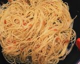 干しエビ(小さいやつ)のアーリオオーリオ作り方5写真