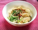 電子レンジdeヘルシー1人鍋♡節約ランチ作り方5写真