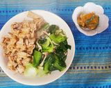 ピリ辛豚肉とチンゲン菜の丼ぶり作り方5写真
