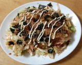 キャベツと玉ねぎのお好み焼き風炒め作り方6写真