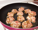 納豆と豚肉のちぎり揚げ作り方4写真