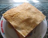 おひとりさまの大阪お好み焼き風トースト作り方5写真