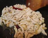 中国発☆セロリと鶏肉の炒め物 ～芹菜肉丝作り方6写真