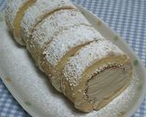 ふんわりコーヒークリームロールケーキ作り方10写真