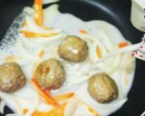 ごま豆乳鍋のつゆで5分パスタ作り方2写真
