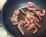 ステーキ肉でチンジャオロース作り方4写真