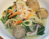 ごま豆乳鍋のつゆで5分パスタ作り方5写真
