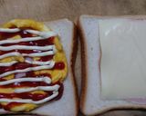 卵とハムのホットサンド作り方4写真