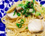 鶏と長葱の柚子胡椒パスタ作り方6写真