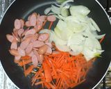 焼きうどん簡単ソースケチャップナポリタン作り方2写真