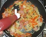 焼きうどん簡単ソースケチャップナポリタン作り方3写真