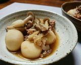 ほっこりん♡豚肉と里芋の炒め煮♪作り方4写真