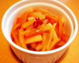 ＊えのき茸入り大根と人参のきんぴら＊作り方1写真