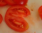 ジューシ～♪トマトのアツアツ肉味噌がけ作り方2写真