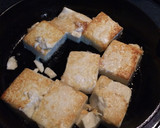 スキレットで簡単！焼き豆腐の卵とじ作り方4写真