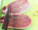 甘ウマ豚テキ作り方1写真