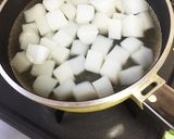こんにゃくとミニホタテの荷物作り方2写真