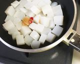 こんにゃくとミニホタテの荷物作り方3写真